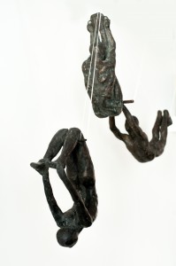 Acrobates, bronze resin