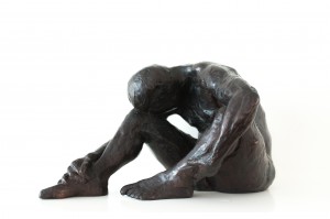 Le penseur, Bronze, 23/40 cms