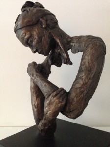 Sérénité, bronze résin, 35/20 cms