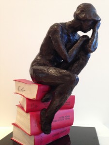La lectrice, bronze, 40/20 cm
