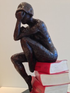 La lectrice, bronze, 40/20 cm