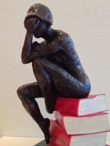 La lectrice, bronze, 40/20 cms